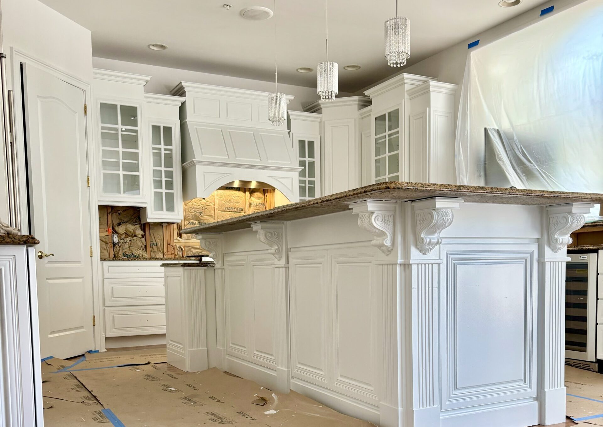 Cabinet and Carving Refinish